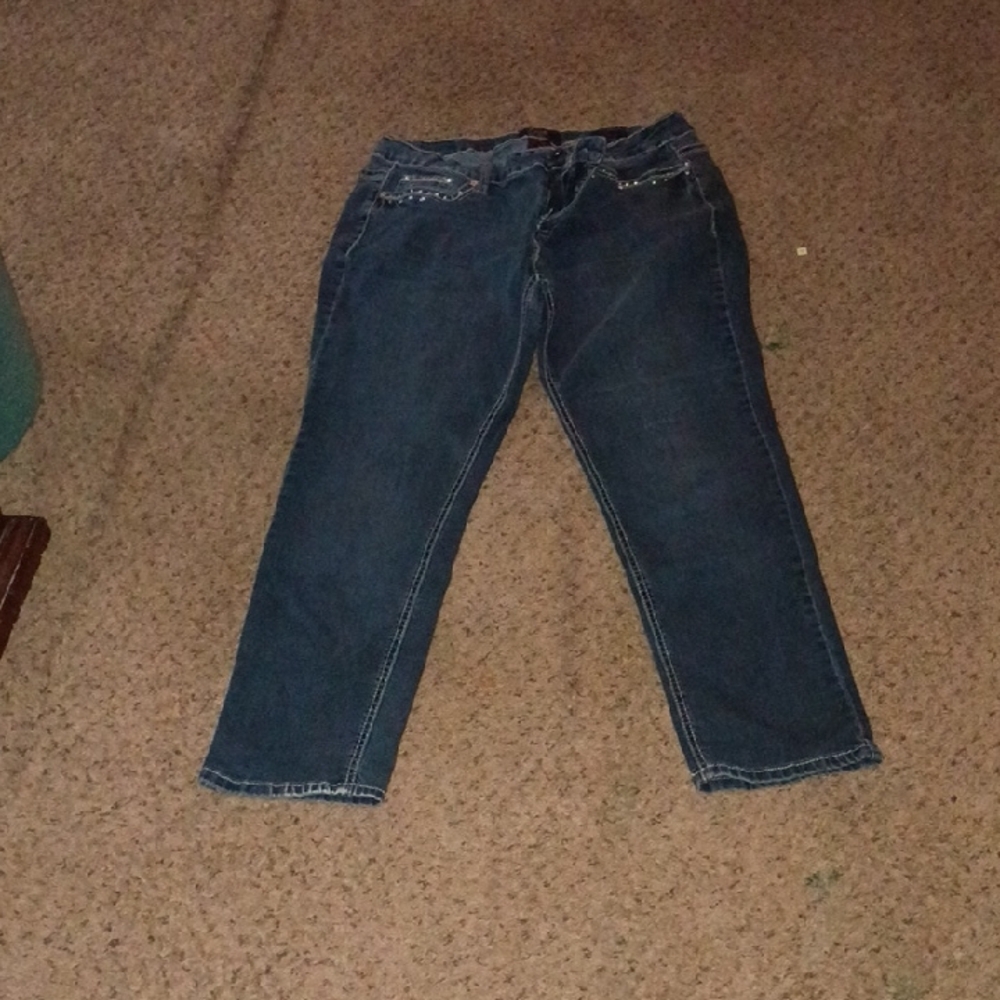 Earl Jeans Dark Blue Ankle Jeans